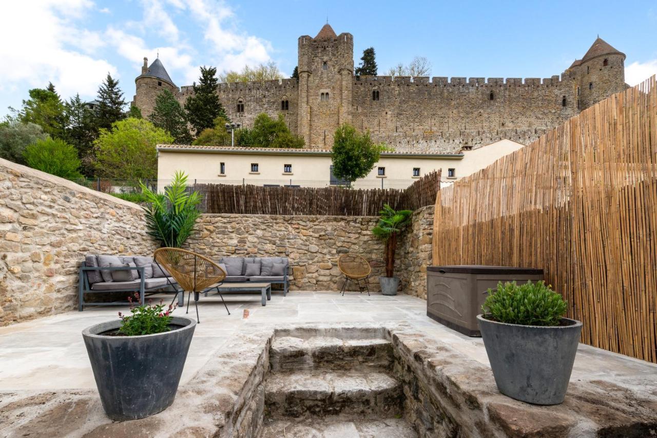 Вилла Au Puits De La Cite - Terrasse Vue Cite - Wifi Каркассон Экстерьер фото